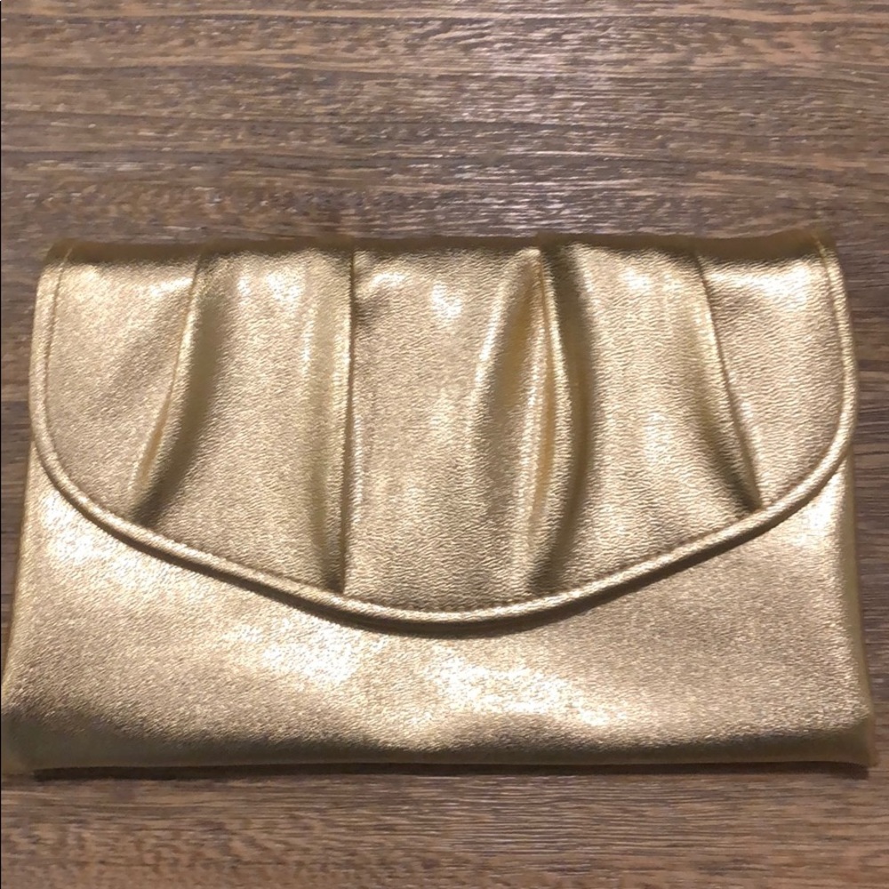 Evening gold purse